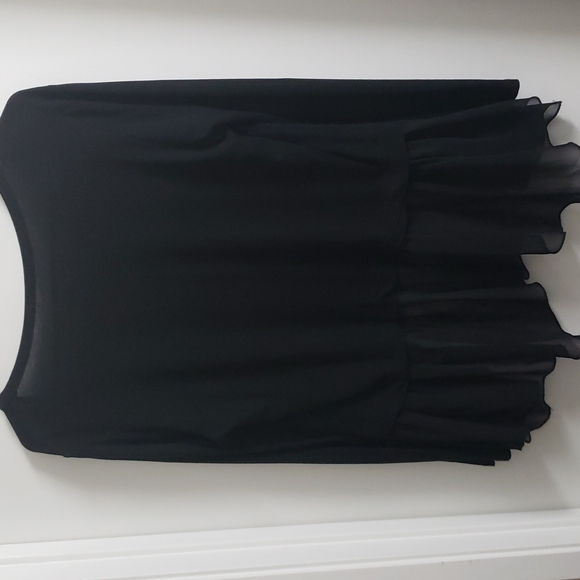 Waterfall cardigan with sheer detail - Picture 3 of 4